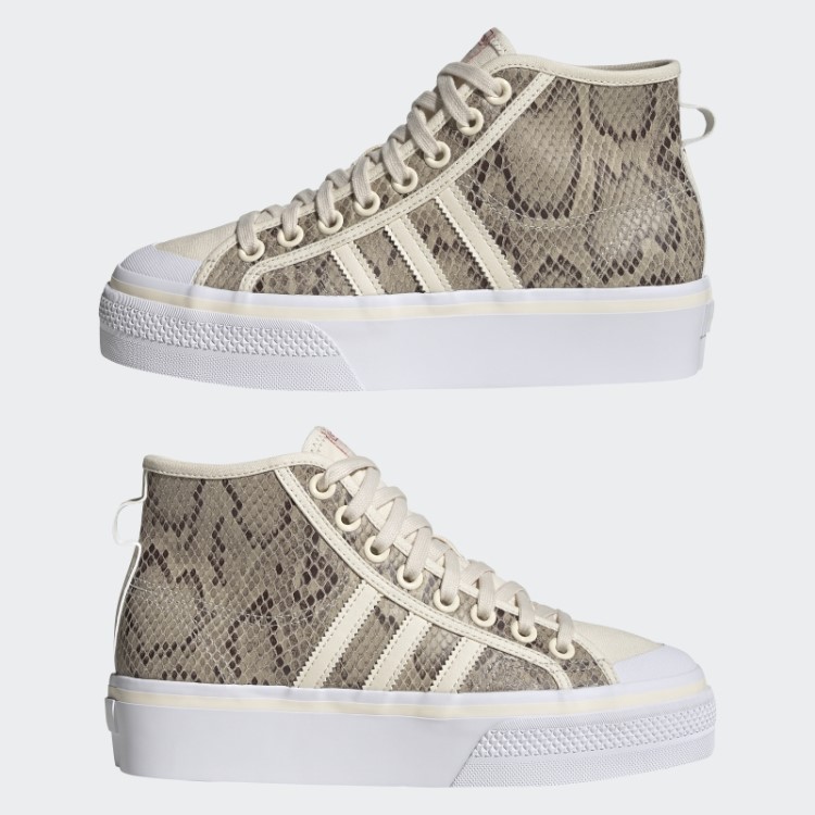 Nizza Sapato Médio Plataforma Branco Adidas