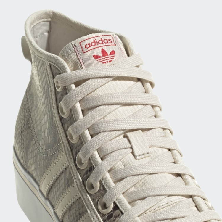 Nizza Sapato Médio Plataforma Branco Adidas