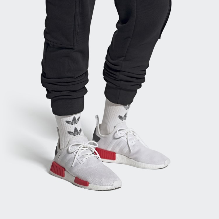 Sapatos Adidas Nmd-r1 Moda Vermelha