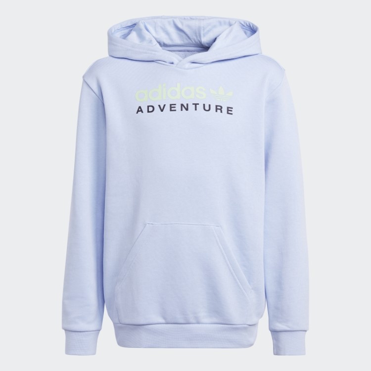 Moletom Com Capuz Adidas Aventura Azul Amanhecer Quente