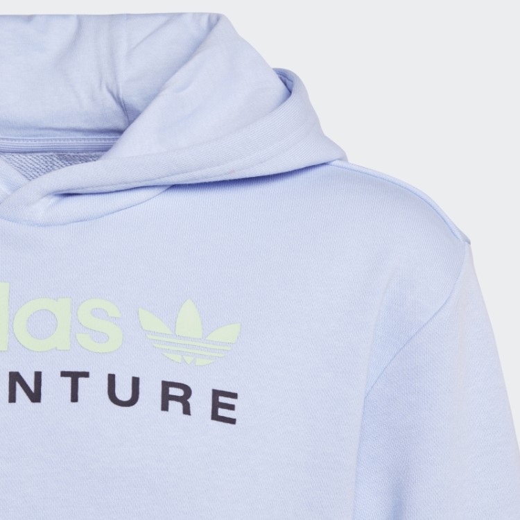 Moletom Com Capuz Adidas Aventura Azul Amanhecer Quente