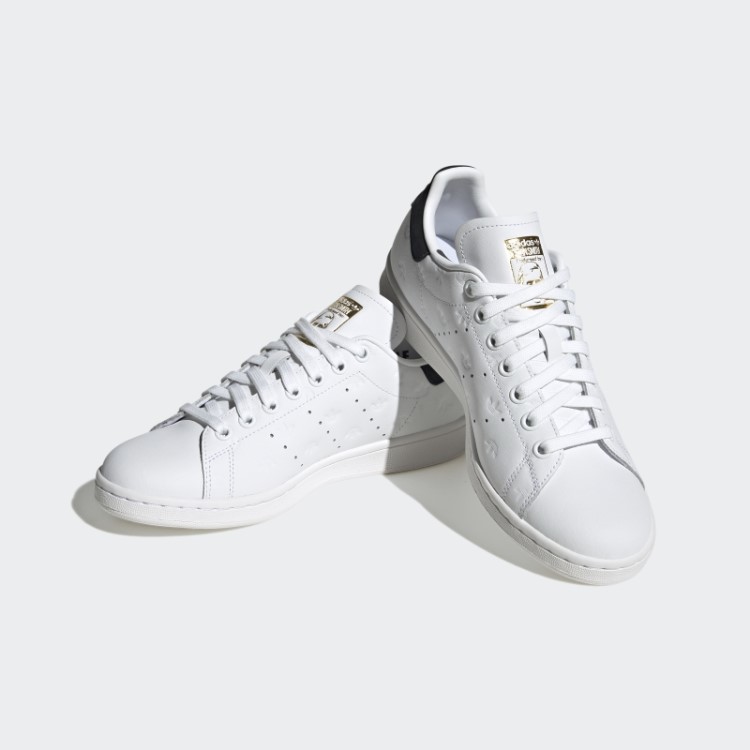 Sapatos Adidas Stan Smith Dourados Quentes