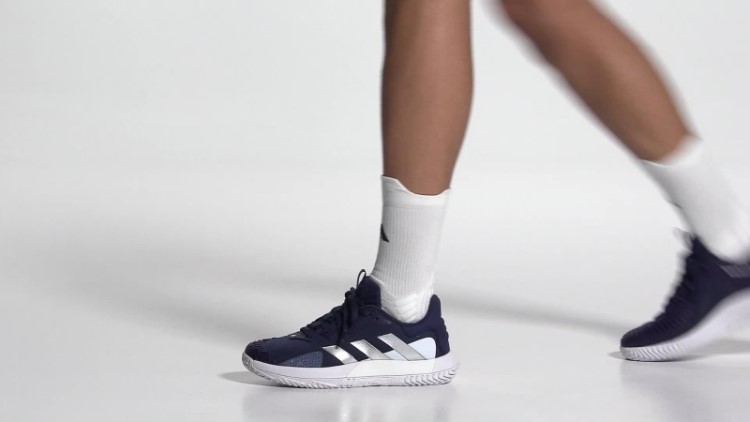 Tênis Solematch Control Adidas Azul Marinho
