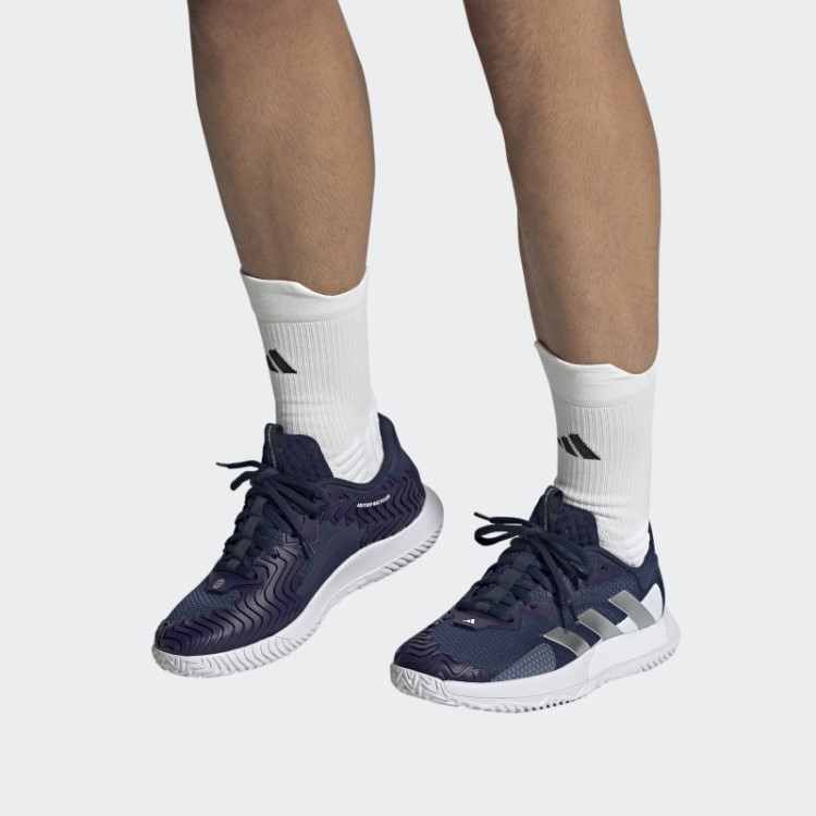 Tênis Solematch Control Adidas Azul Marinho