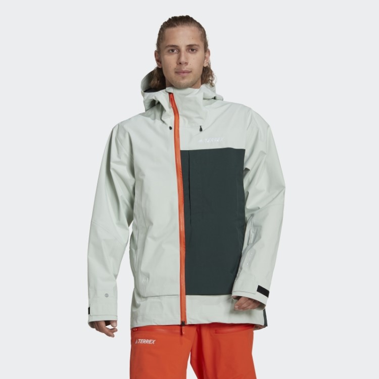 Jaqueta Verde Adidas Terrex Myshelter 3 Camadas Gore Tex Snow