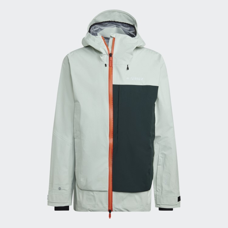 Jaqueta Verde Adidas Terrex Myshelter 3 Camadas Gore Tex Snow