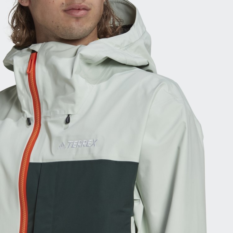 Jaqueta Verde Adidas Terrex Myshelter 3 Camadas Gore Tex Snow