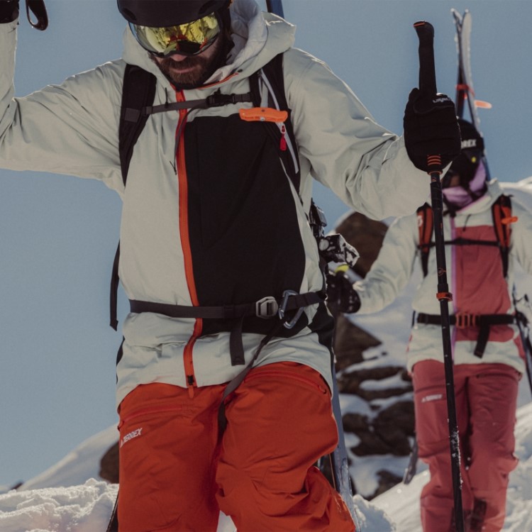 Jaqueta Verde Adidas Terrex Myshelter 3 Camadas Gore Tex Snow
