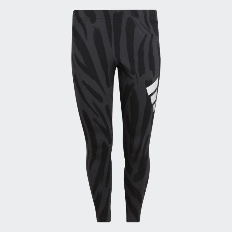 Os ícones Futuros Multicoloridos Da Adidas Sentem Leggings Gráficas Ferozes