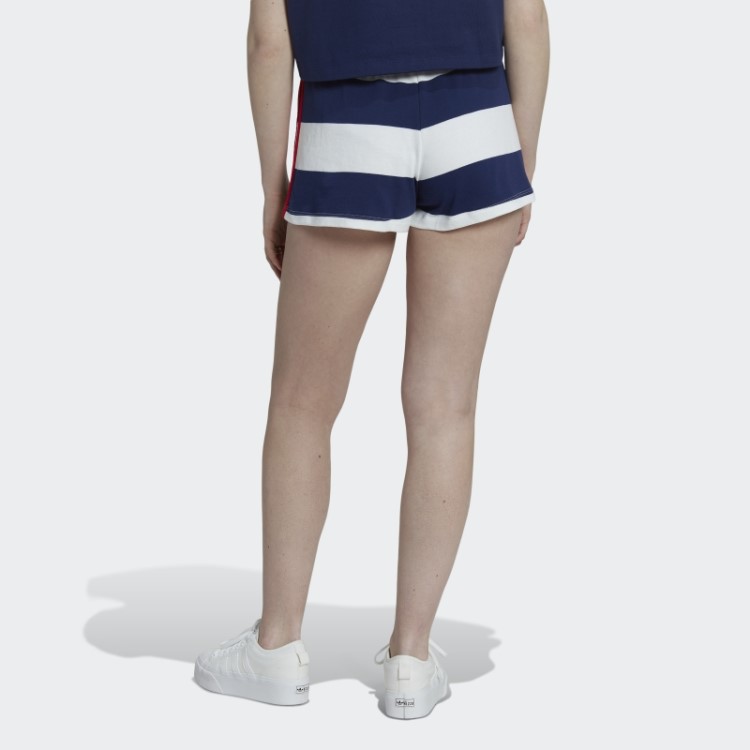 Short Listrado Cintura Média Night Sky Adidas