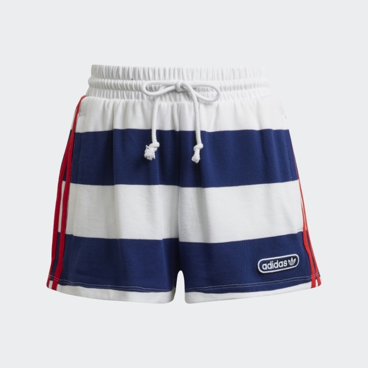 Short Listrado Cintura Média Night Sky Adidas