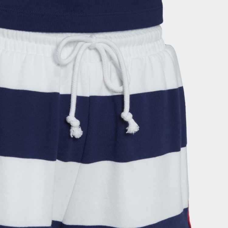 Short Listrado Cintura Média Night Sky Adidas