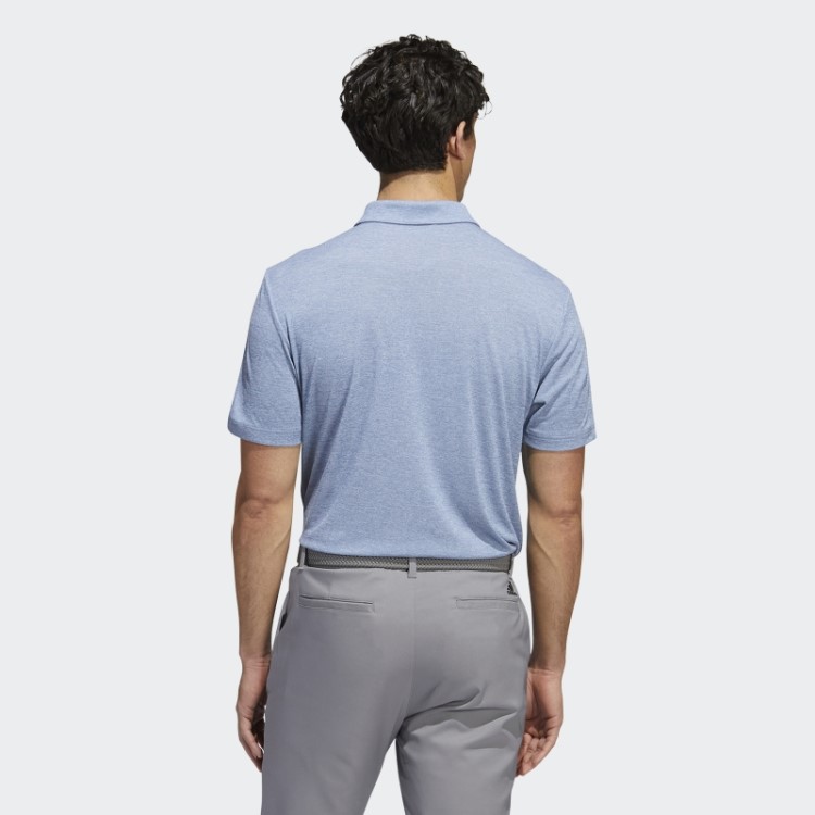 Camisa Polo Adidas Azul Marinho Heather Heat.rdy