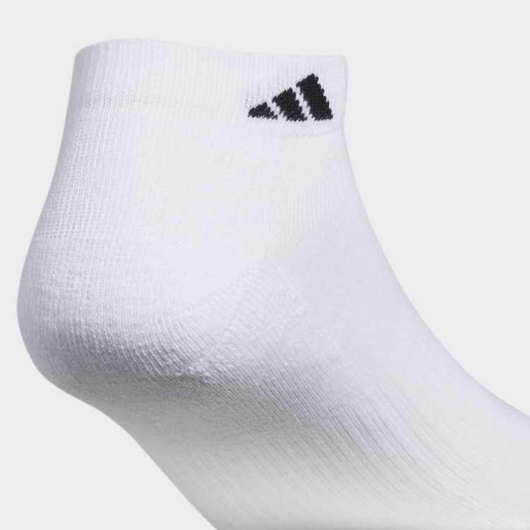 Meias Baixas Atléticas Acolchoadas 6 Pares Branco Adidas