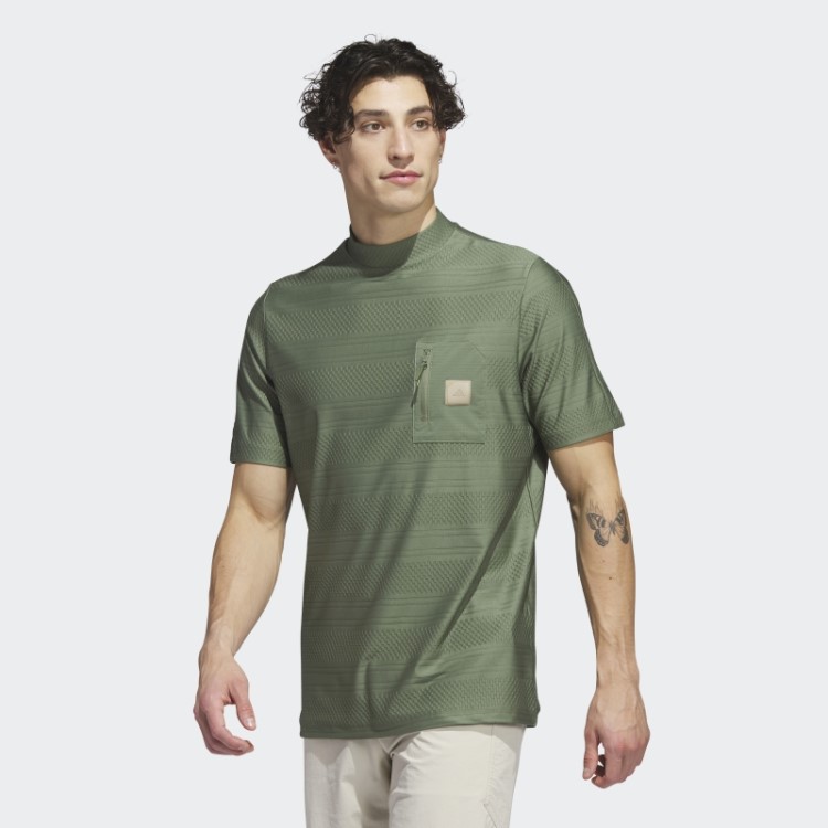 Adicross Bolso Golfe Camisa Polo Verde Natural S10 Adidas