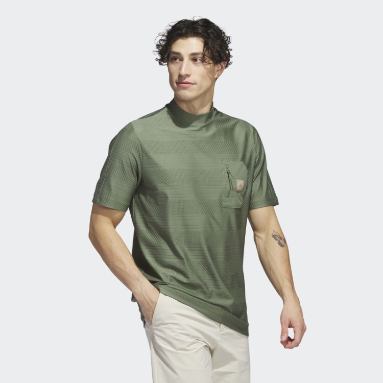 Adicross Bolso Golfe Camisa Polo Verde Natural S10 Adidas