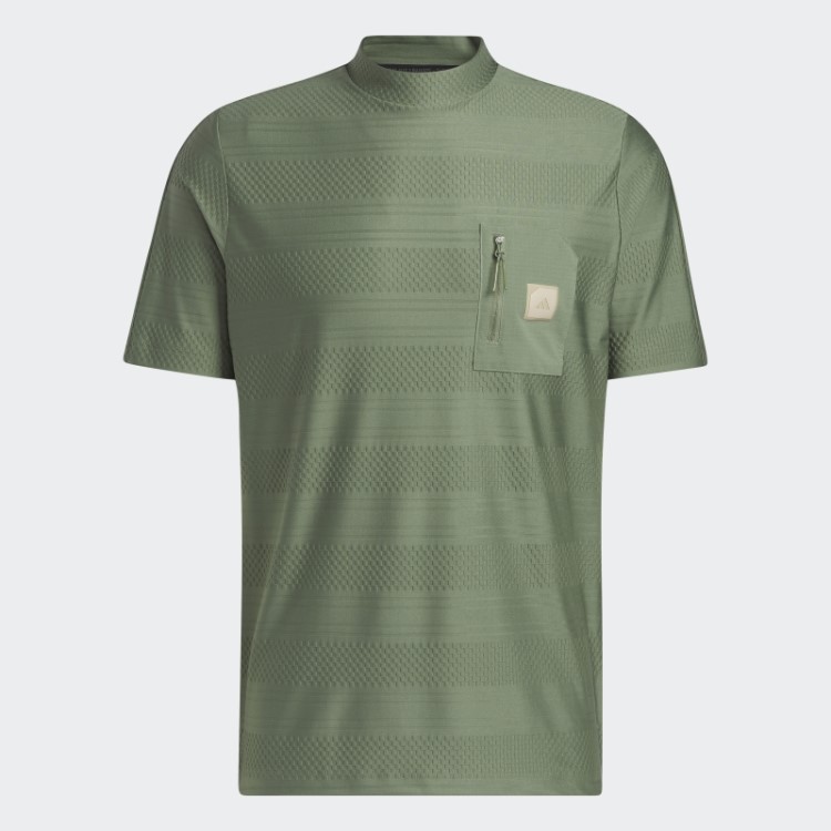 Adicross Bolso Golfe Camisa Polo Verde Natural S10 Adidas