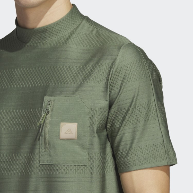 Adicross Bolso Golfe Camisa Polo Verde Natural S10 Adidas