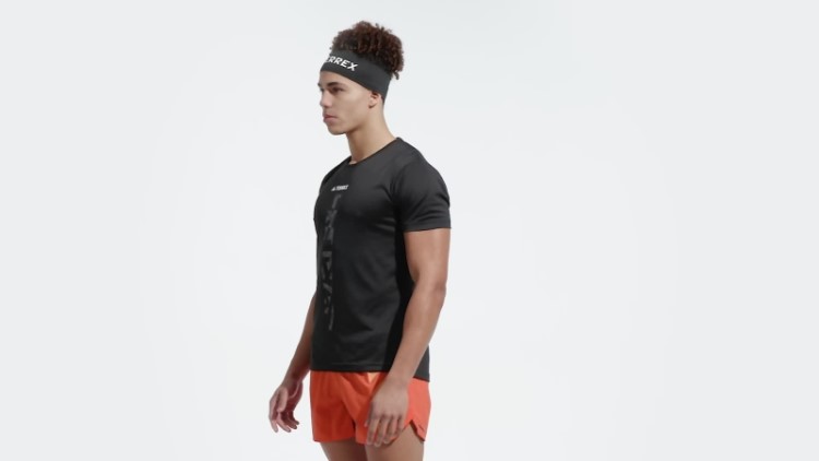 Camiseta De Corrida Preta Adidas Terrex Agravic Trail