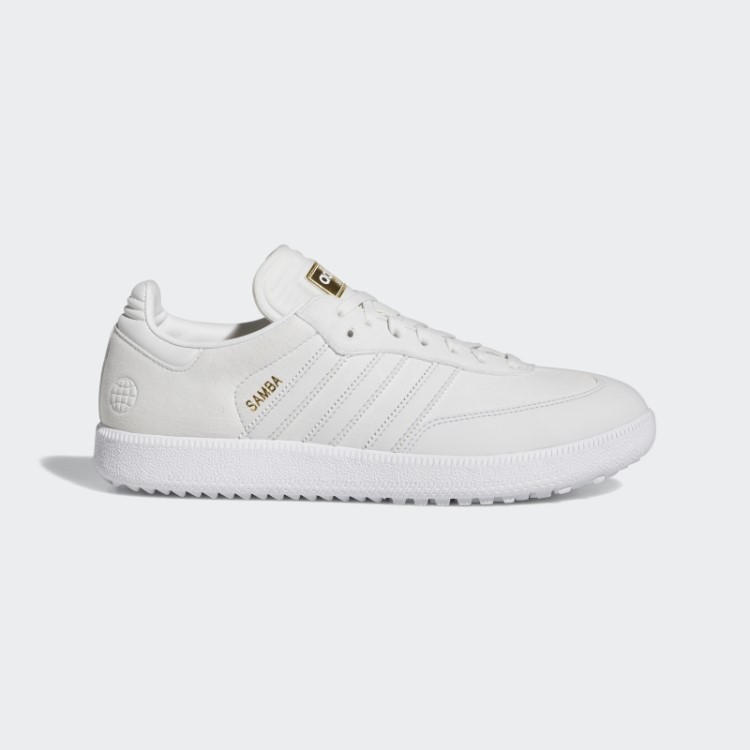 Tênis De Golfe Sem Pontas Samba Branco Edição Especial Adidas