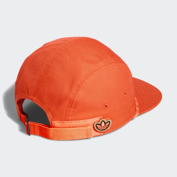 Boné Adidas Com 5 Painéis Laranja