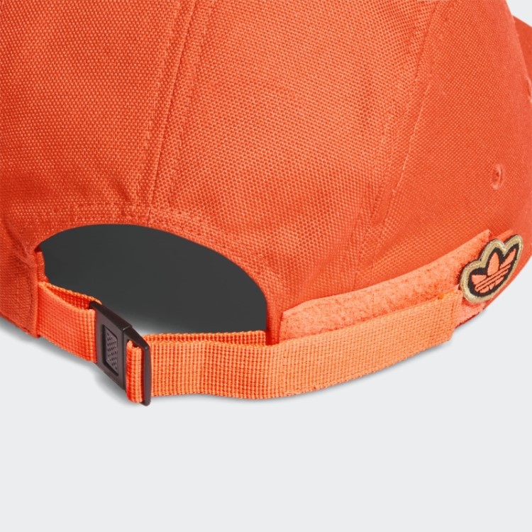 Boné Adidas Com 5 Painéis Laranja