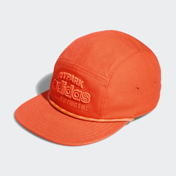 Boné Adidas Laranja Com 5 Painéis