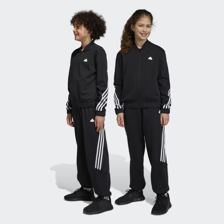 Adidas Agasalho Preto Future Icons Com As Três Listras