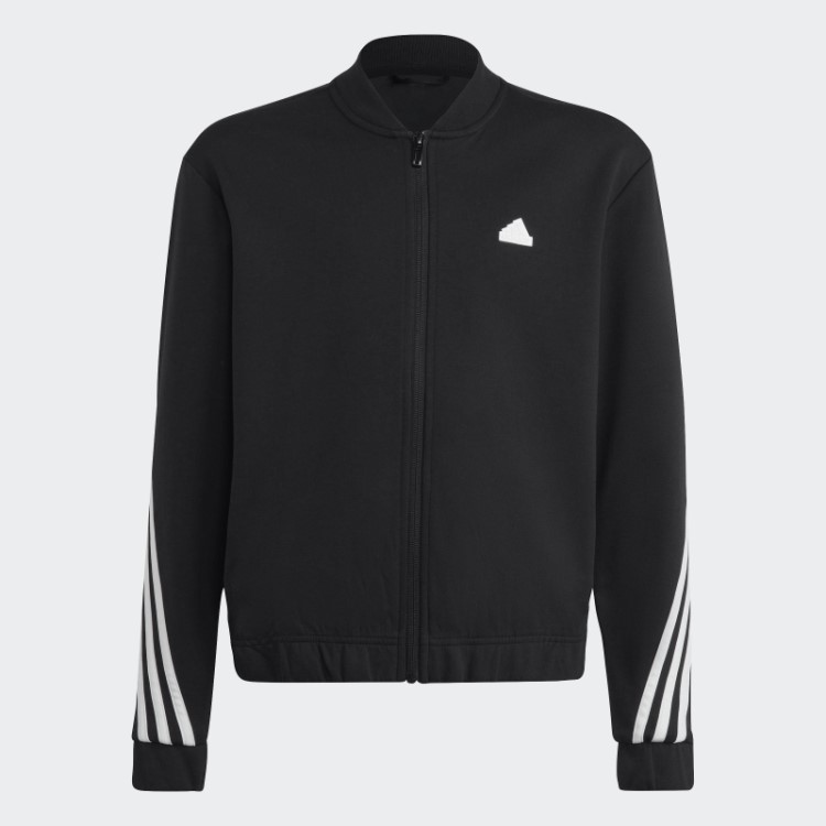 Adidas Agasalho Preto Future Icons Com As Três Listras
