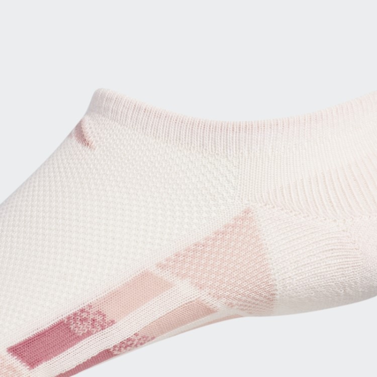 Meias Listradas Superlite No-show 3 Pares Adidas Rosa Claro