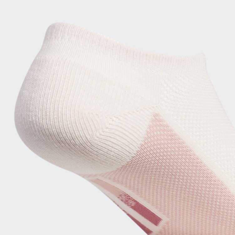 Meias Listradas Superlite No-show 3 Pares Adidas Rosa Claro