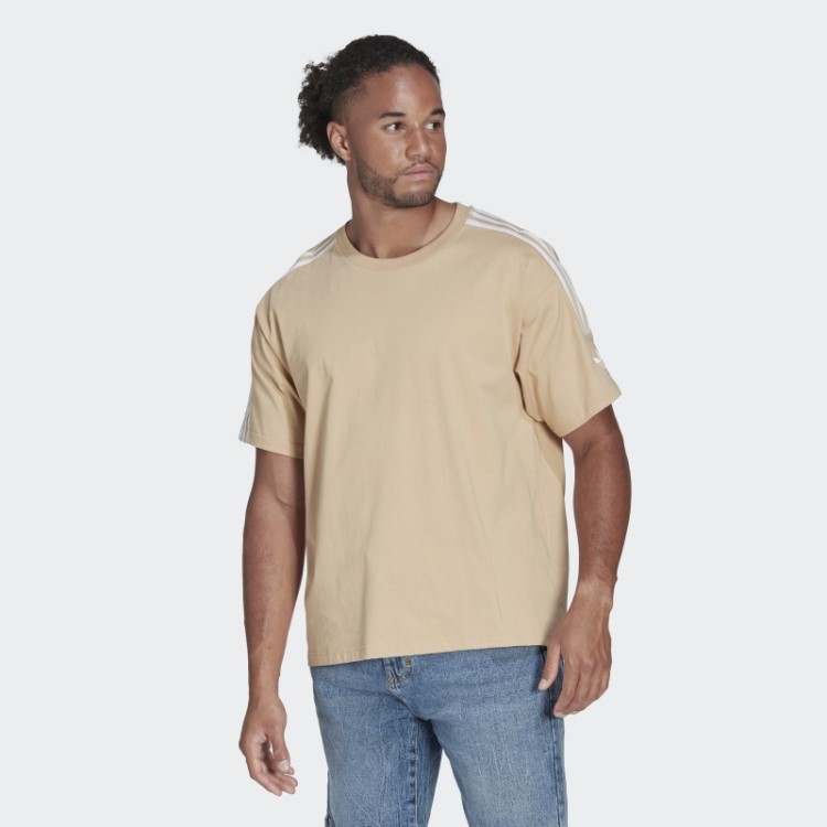 Camiseta Bege Adidas Adicolor Parley (gênero Neutro)