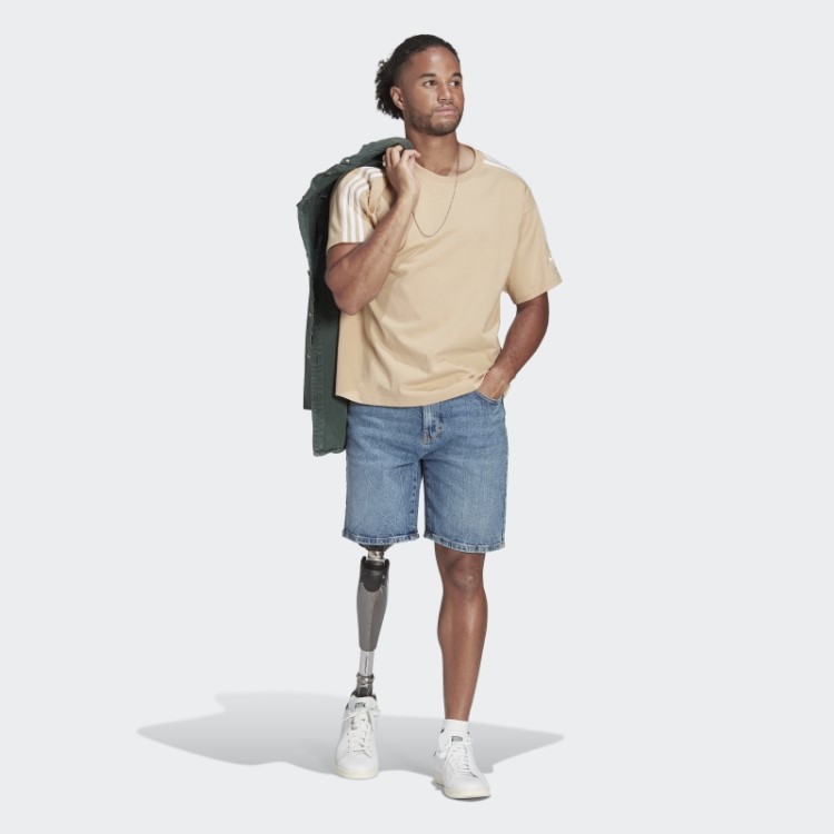 Camiseta Bege Adidas Adicolor Parley (gênero Neutro)