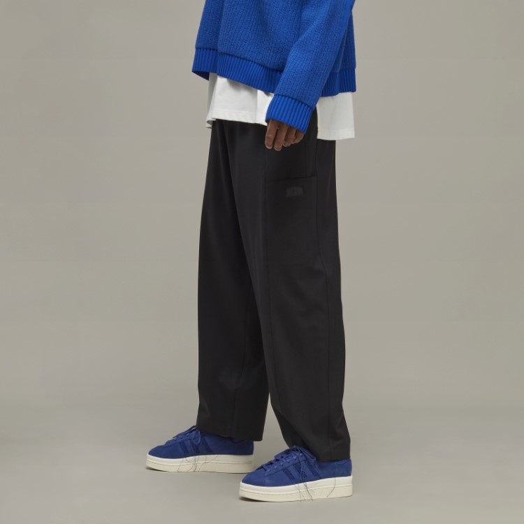Calça Reta De Lã Refinada Adidas Y-3