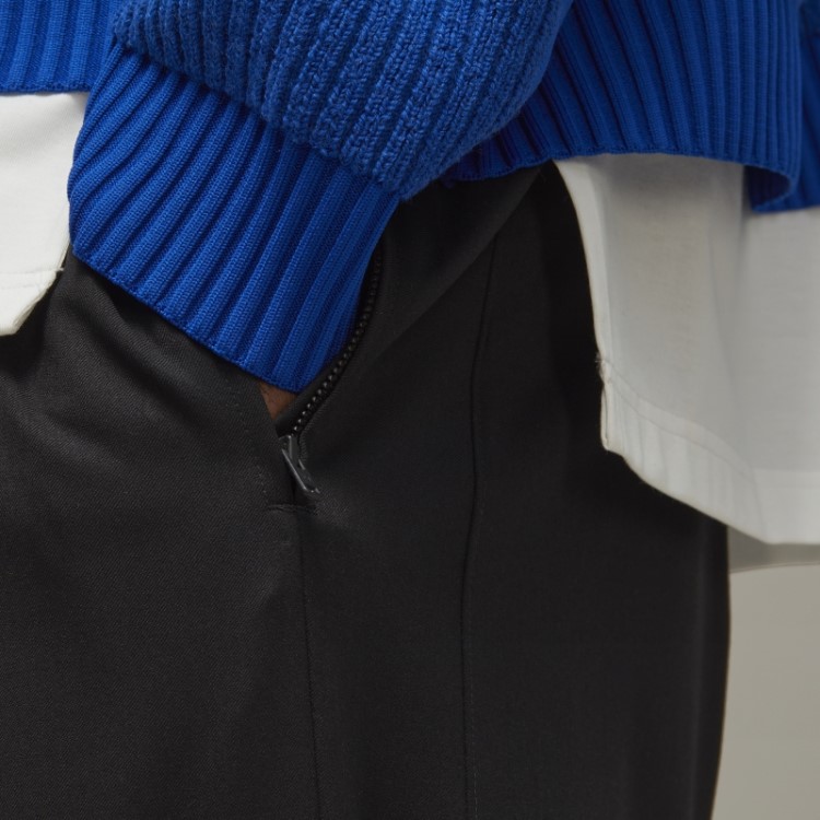 Calça Reta De Lã Refinada Adidas Y-3