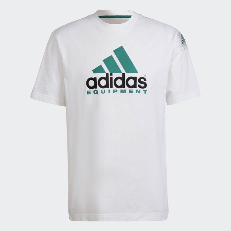 Camiseta Branca Com Logo Eqt Adidas