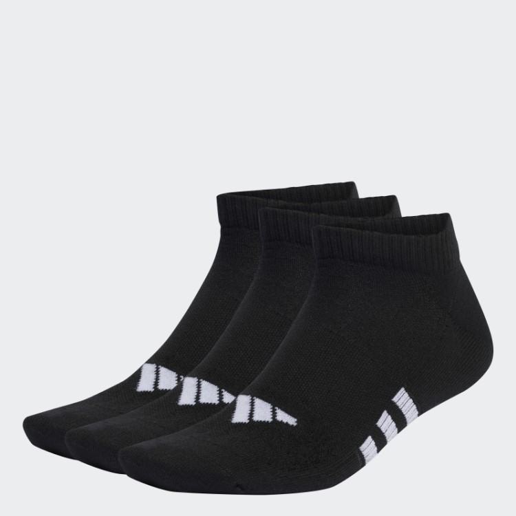 Meias Pretas Adidas Performance Light Low 3 Pares