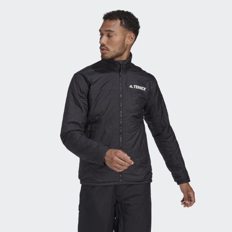 Jaqueta Três Em Um Verde Adidas Resort