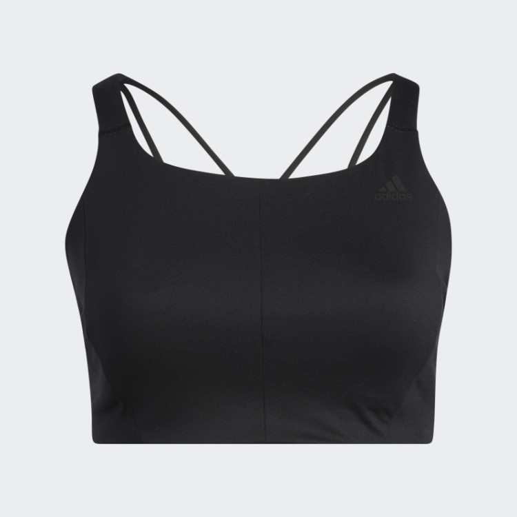 Sutiã De Suporte Médio Adidas Coreflow Preto (tamanho Grande)