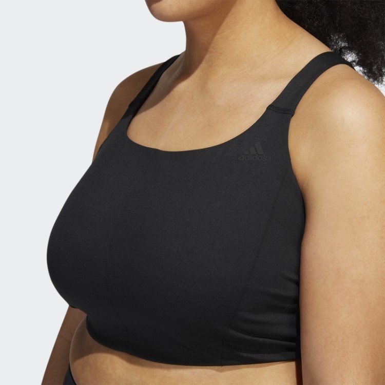 Sutiã De Suporte Médio Adidas Coreflow Preto (tamanho Grande)