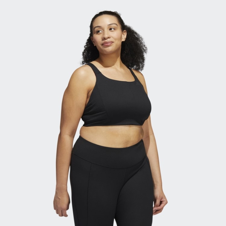 Sutiã De Suporte Médio Coreflow (tamanho Grande) Preto Adidas