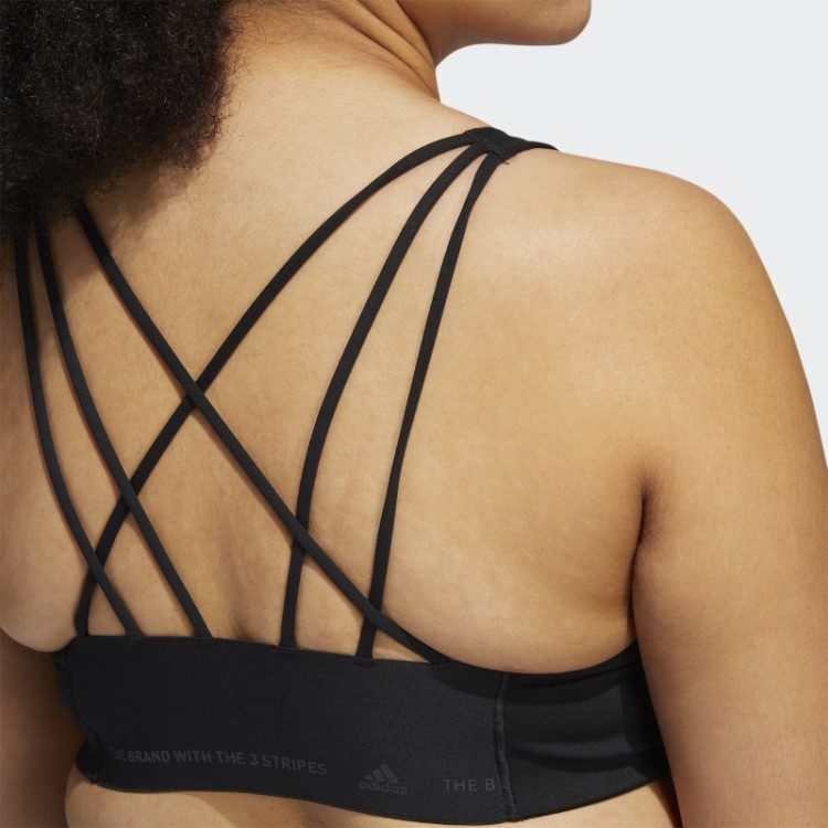 Sutiã De Suporte Médio Coreflow (tamanho Grande) Preto Adidas