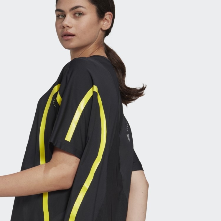 Adidas By Stella Mccartney Truepace Camiseta Running Solta Preta