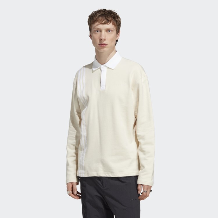 Adidas Rifta Metro Camisa De Rugby De Manga Longa Branca