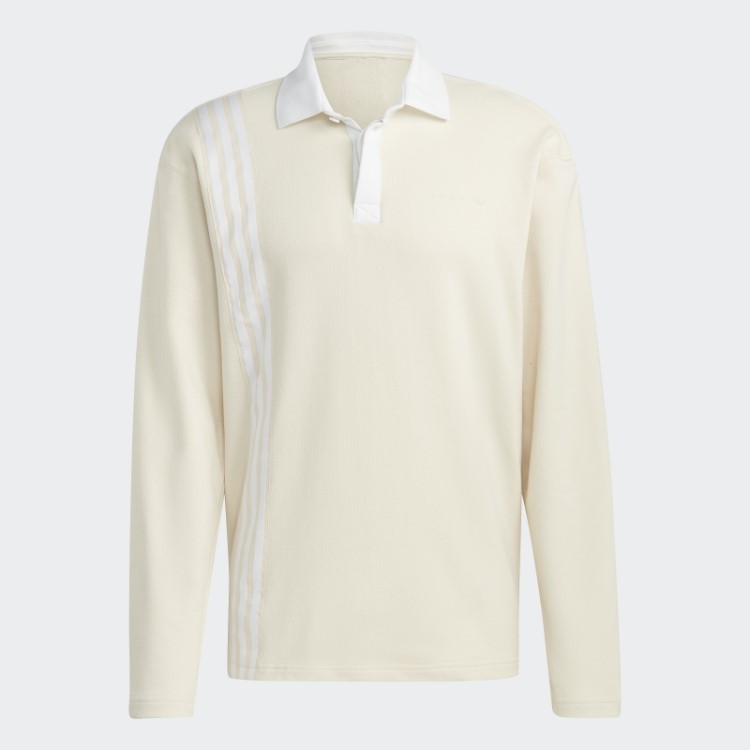 Adidas Rifta Metro Camisa De Rugby De Manga Longa Branca