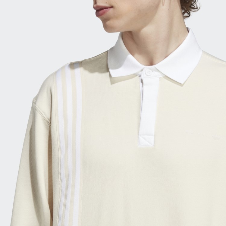 Adidas Rifta Metro Camisa De Rugby De Manga Longa Branca
