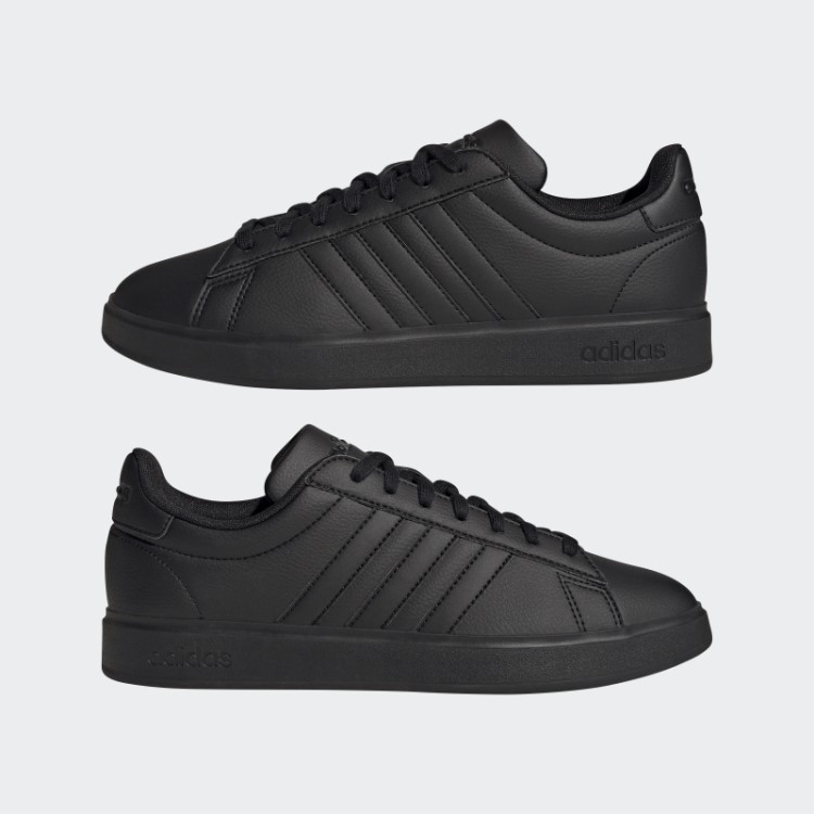 Tênis Preto Grand Court Cloudfoam Comfort Adidas
