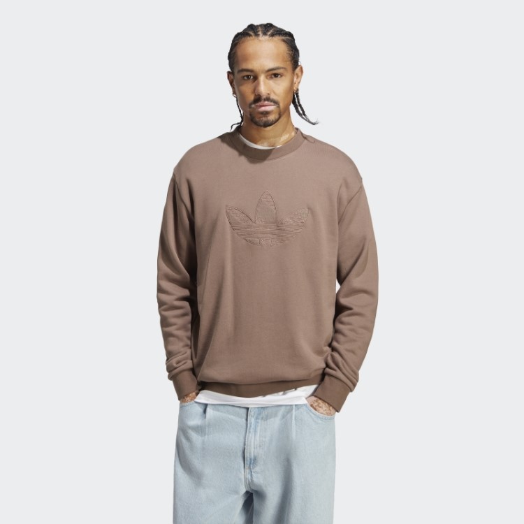 Moletom Com Estampa Monograma Da Tripulação Adidas Earth