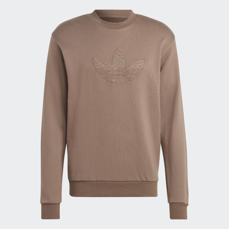 Moletom Com Estampa Monograma Da Tripulação Adidas Earth