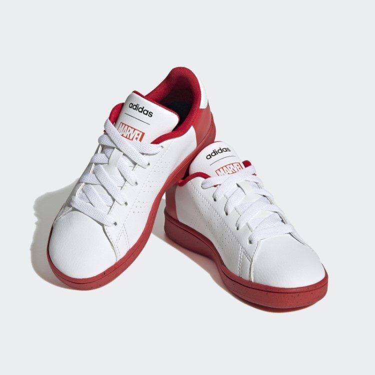 Adidas X Marvel Advantage Tênis De Renda Homem-aranha Branco Quente